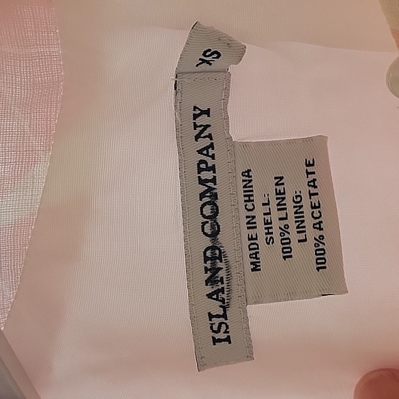 Island Company Pink Linen Dress XS - Picture 3 of 5